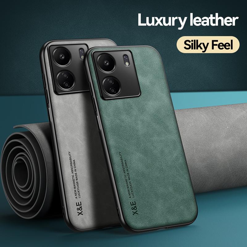 For Redmi 13C 4G Magnetic Case Matte Leather Cover Xiaomi 12C Camera Shell Shockproof Fundas Redmi 10C Lana Del Rey Redmi 10X 4G