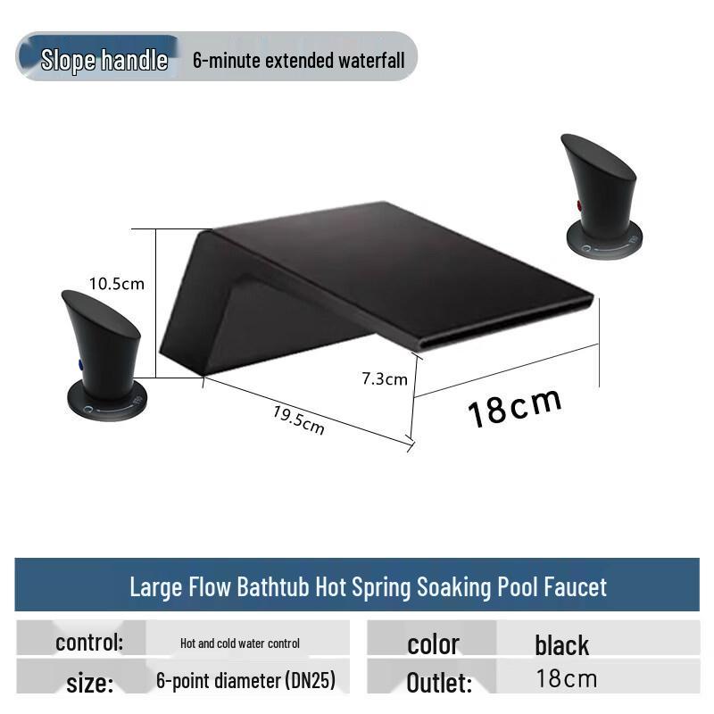 TLXT Concealed Large Flow Bathtub Valve