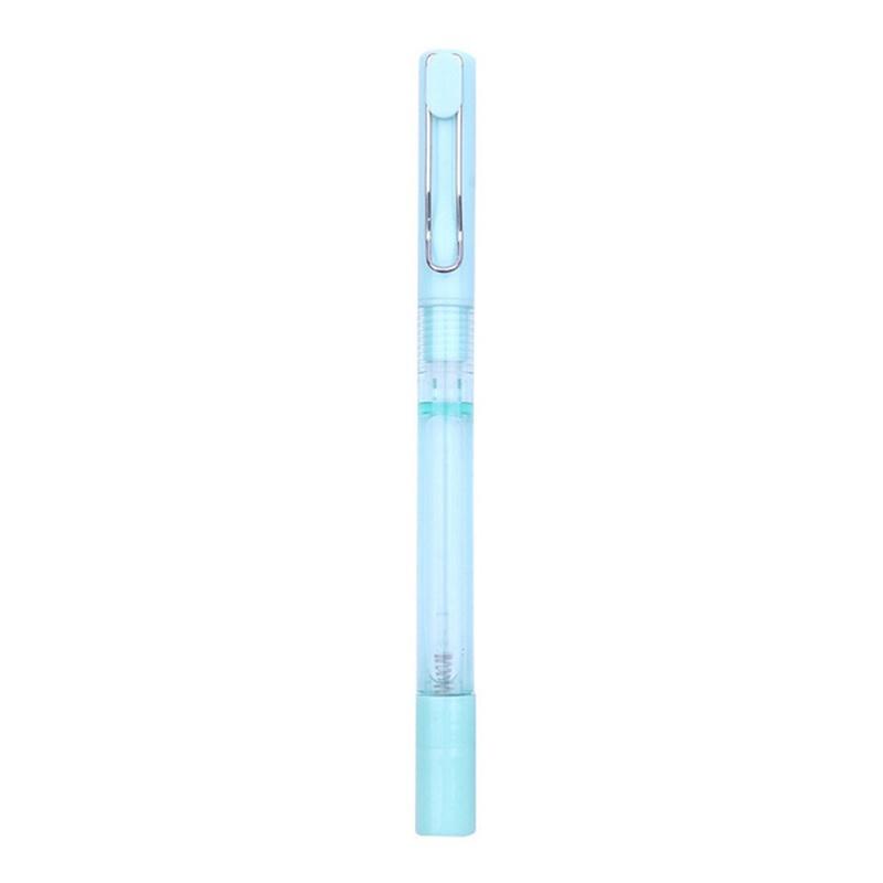 2/4Pcs Spray Pen Portable Refillable  Spray Bottle Writing Pens School Office Gel Pens Students Supply Color Random