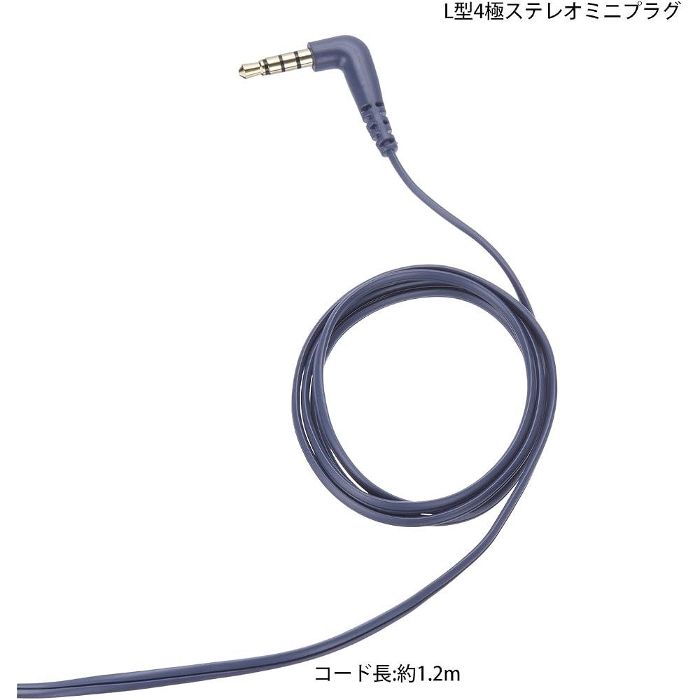 Panasonic In-Ear Headphones, Smartphone/iPhone Compatible, Blue, RP-TCM360-A