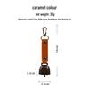 Magnetic Wind Chime & Bear Repellent Bell - Outdoor Camping Ornament & Keychain Accessories for Hiking 