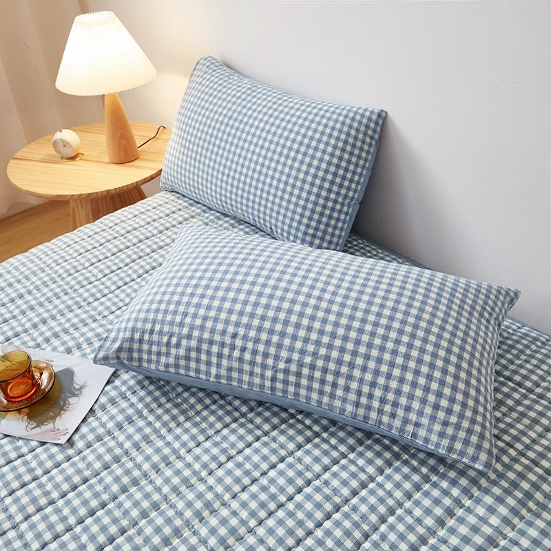 Cotton Washed Cotton Folder Cotton Bed Hat Mattress Bed Cover Fixed Non-slip Cover Protective Cover Full Package Dust Cover