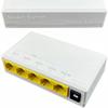 Rosfix Repeater POE 104JS – 1x IN 4x OUT | 24W | 10/100 Mbps | Zasięg Do 100m | Kompaktowe Wymiary 93×51×23 Mm
