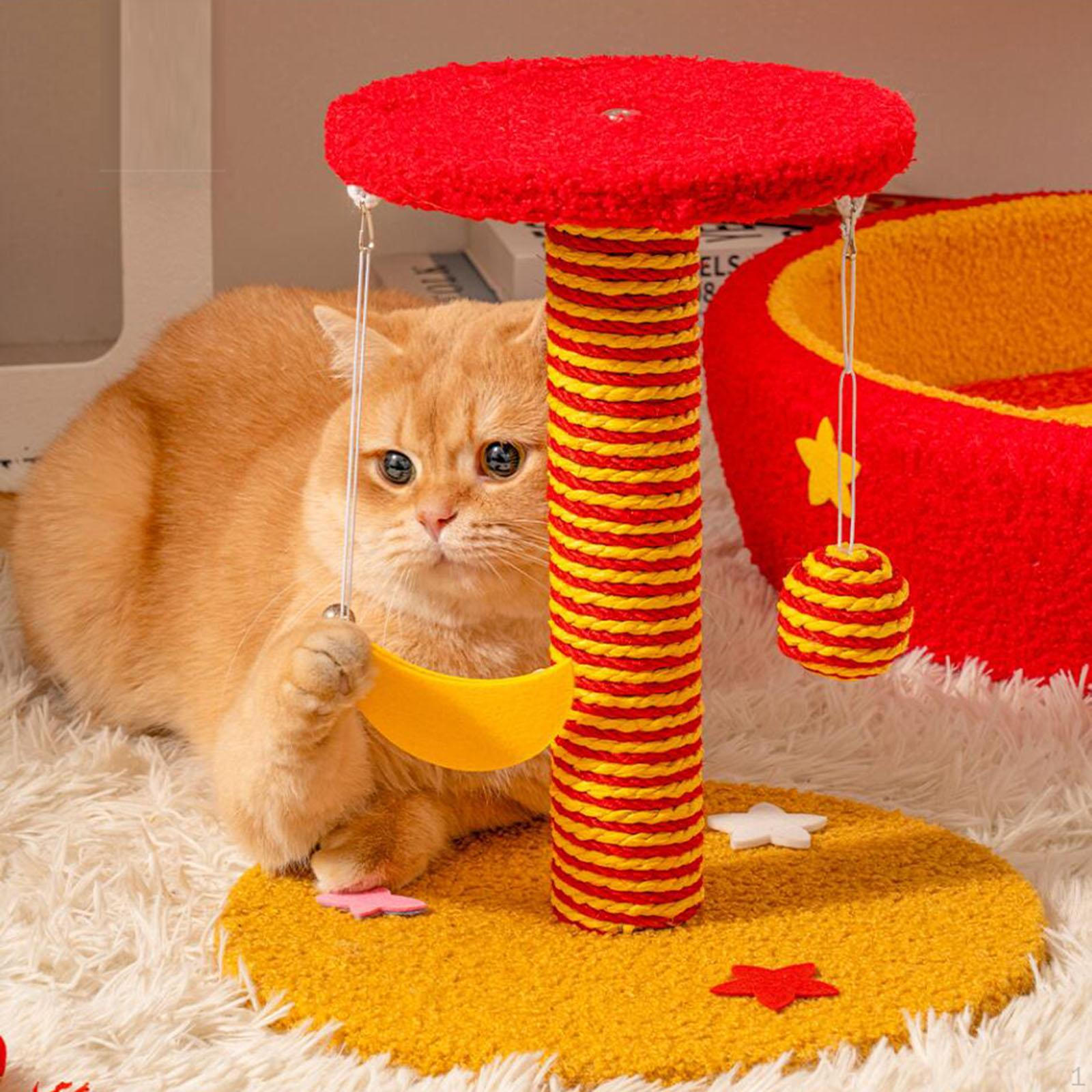 

Cat Scratching Post for Indoor Cats Board,Sturdy,Sisal Scratch Post,Cat Scratcher,for