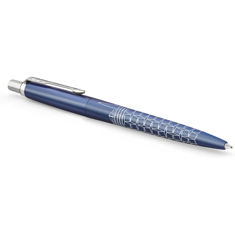 PARKER Parker Ballpoint Pen, Jotter Blue CT, Medium, Oil-based, Gift Box, Gift Present, Premium 2...