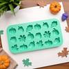 Mini Fall Molds 18-Cavity Pumpkin Pine Cone Maple Leaves Moulds Mini Silicone Non Stick Easy Release Molds for Craft Soap