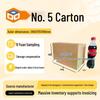 Premium No. 5 Cardboard Box: Durable E-commerce Shipping & Express Packing with Free Sample Proofing