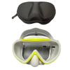 High-Definition Anti-Choke Diving Goggles with Integrated Nose Protector for Nearsighted Men and Women, Includes EVA Case