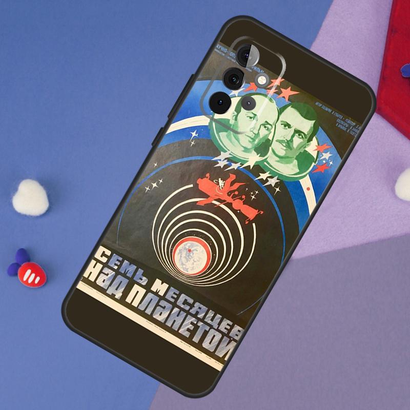 

CCCP Soviet Space Propaganda Art Case For Samsung Galaxy A13 A16 A26 A36 A56 A06 A55 A35 A15 A54 A34 A14 A53 A12 A22 A32 A52 Samsung A55