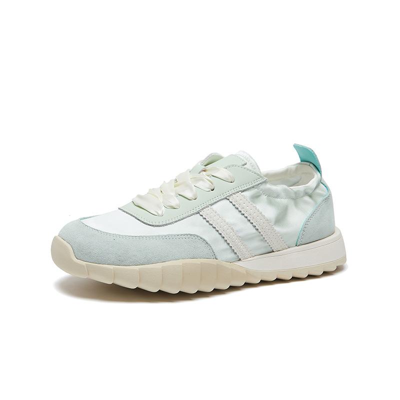 

Новая модная женская обувь на плоской подошве и повседневная спортивная обувь от De Xun Shoes 40 мятный зеленый