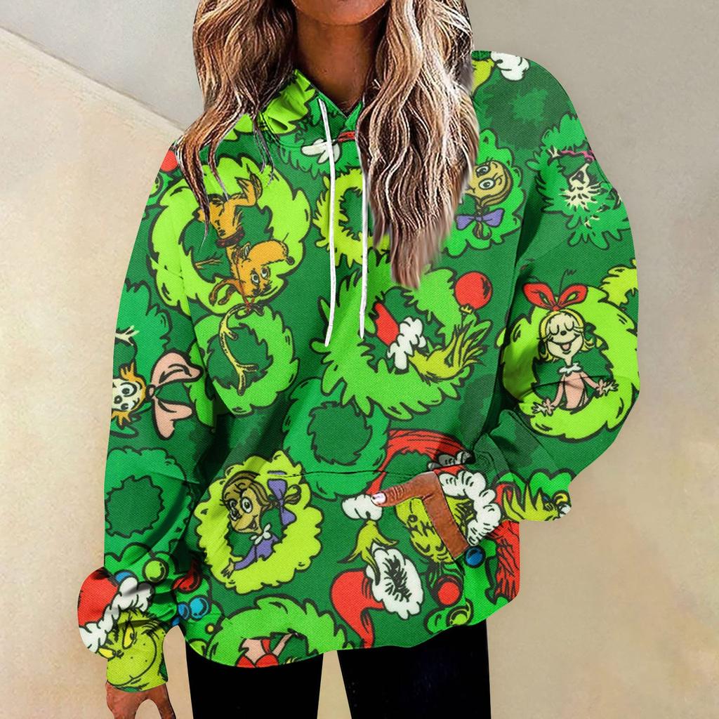 Dámská móda Denní všestranný Ležérní mikiny s výstřihem Grafika Denní Dlouhý rukáv Gradient Patchwork Potištěné Top mikiny