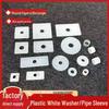 Circular Flat Washer Sleeve with Glass Fittings & White Square Insulation for Door Handles