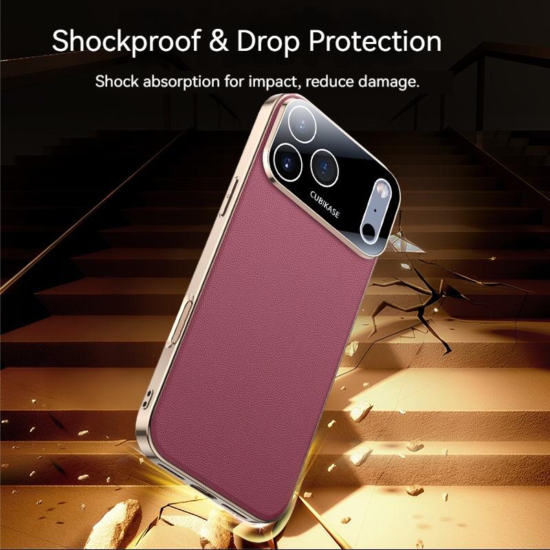 Luxurious PU Leather Phone Case, For IPhone 17 Promax 17 Pro 17 IPhone Air With All Inclusive Lens Protection Back Cover
