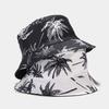 Breathable Sun-Protect Hat Wide Brim Print Bucket Hat Fashion Basin Cap Spring/Summer