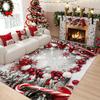 Christmas-Themed Decorative Rug Carpet for Living Rooms Bedrooms Entryways Dining Areas As Well As Outdoor Patios Gardens Yards