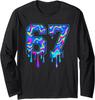 Swirl Six Seven Drip 6 7 Meme Gen Alpha Slang Long Sleeve T-Shirt