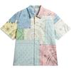 Li Ning × Verboden Stad Samenwerking Chinese Cultuur Serie Losse Pasvorm All-Over Print Korte Mouw Shirt Heren shirts ASHW053-1
