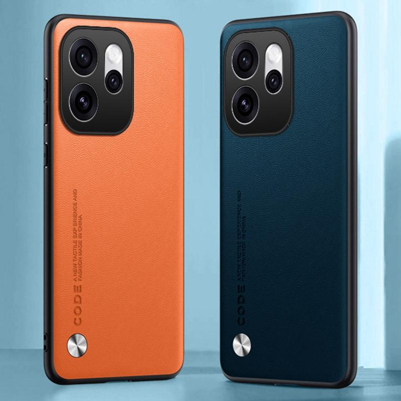 Luxury PU Leather Case For OPPO Reno 15 Pro 5G Back Cover TPU Silicone Shockproof Full Protection Phone Case For OPPO Reno15 Pro