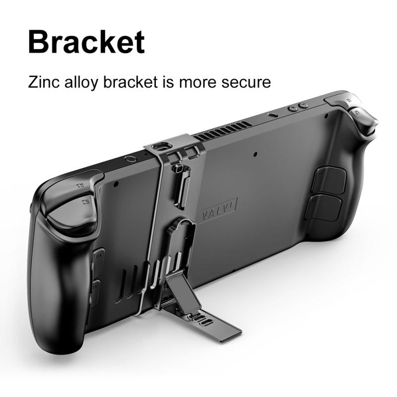 Portable Kickstand Holder Stand Compatible For Steam Deck Console Host 3 Levels Adjustable Rear