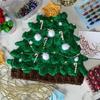 Knitted Christmas Tree Hat Keeping Warm Head Hat Decorations Supplies for Holiday Birthday New Year Party Decorations