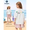 Navigare Italian Small Sailboat Girls' Short-Sleeved T-Shirt Women's 2026 Summer New Children's Thin Top