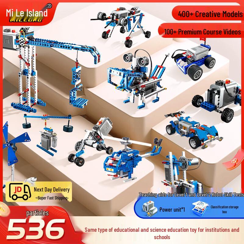 Miledao AI Robot Programming Electric Building Blocks Toy