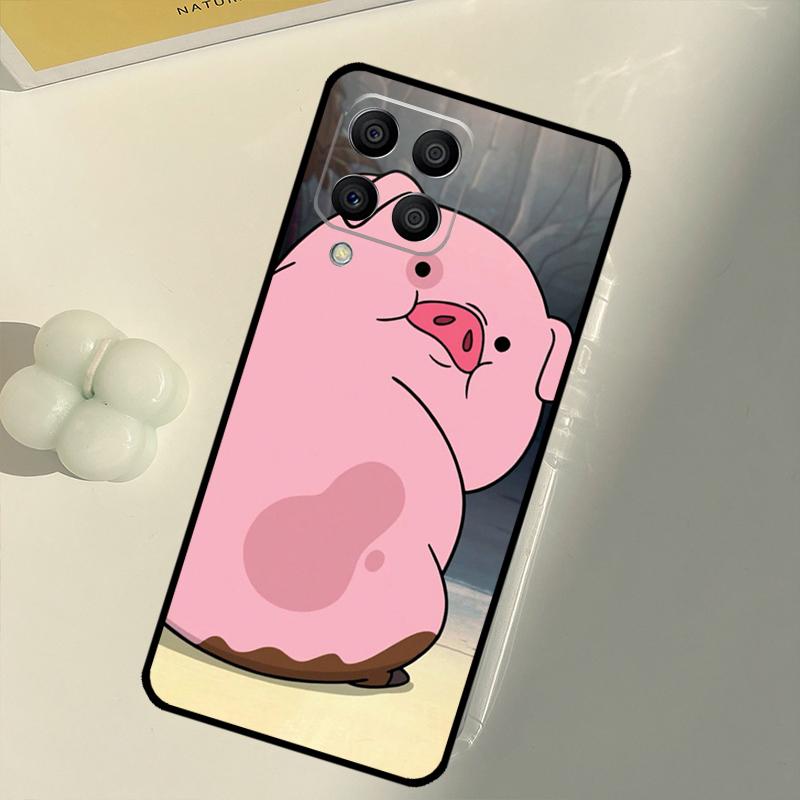 Cartoon Pig For Samsung Galaxy M33 M13 M14 M12 M32 M52 M31 M55 M15 M11 M21 M35 M53 M34 M54 M06 M16 Case