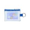 Stationery and Momoko Sakura Sanrio Characters Mini Clear Dark S2338530 Sun-Star Coji-Coji Pouch, Material, Blue,
