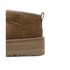 UGG Klassische Ultra Mini Plateaustiefel Kastanie Damen Sneaker Braun 1135092-CHE