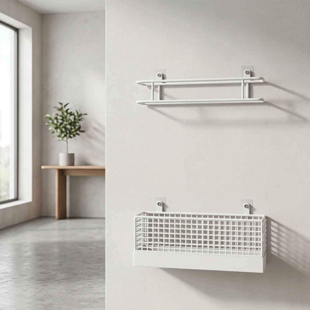 Metal Umbrella Holder Wall-Mounted Umbrella Organizer Space Saving Umbrella Stand Hotel