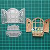 Window Flower Pot Cutting Die Scrapbooking Embossing Paper Craft Stencil Mold