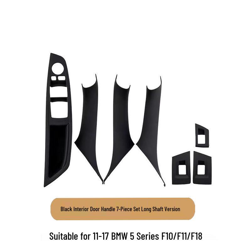 BMW 5 Series Interior Door Pull Handle Protective Cover Trim Sticker for 520/525/528/530 Models.