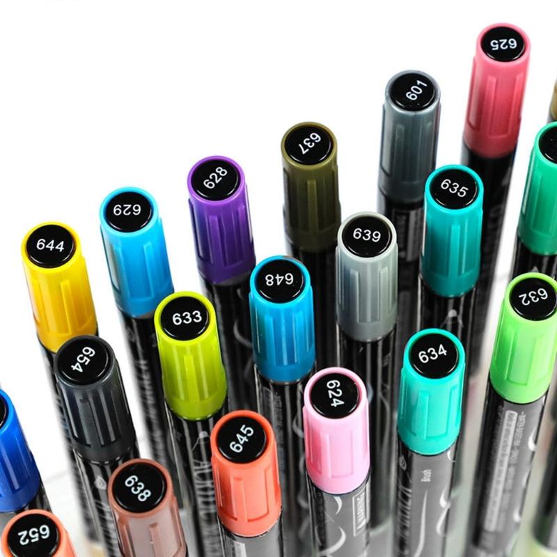 Professional Drawing Sketching Colored Art Markers with Safe Inks Smooth Writing Experience Gift Ready Bucket Packaging