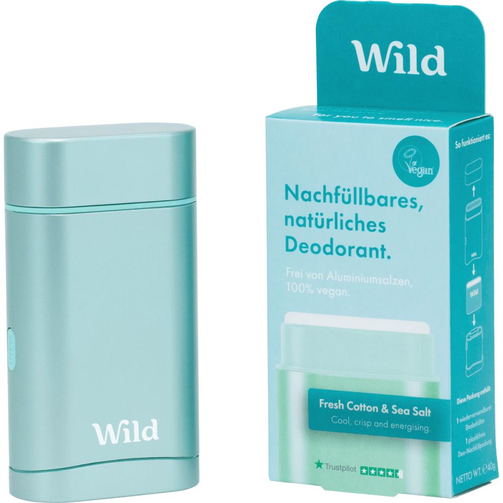

Дезодорант-карандаш Wild Wild Fresh Cotton & Sea Salt + Сменный блок 40 г