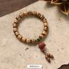 Hua Qinan agarwood wood lotus lotus pod bracelet tiger striped bucket beads niche design men's and women's cultural play bracelet