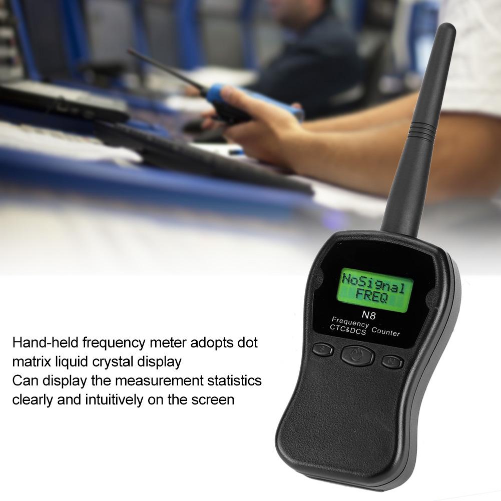 N8 Portable Radio Frequency Counter Meter   WCelsius CTCCSSCelsiusDCS De R for Car Marine