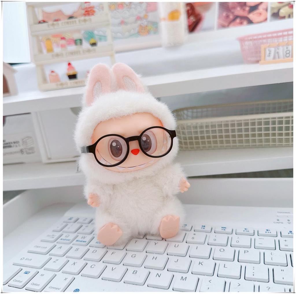 First, Second, and Third Generation Labubu Doll Clothes & Accessories Set: Includes 17cm and 10cm Doll Clothes, Crossbody Bag, and Hair Clip.