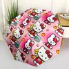1pc Sanrio Umbrella Portable Folding Umbrella Iron Frame Hole Bone Structure Outdoor Home Umbrella