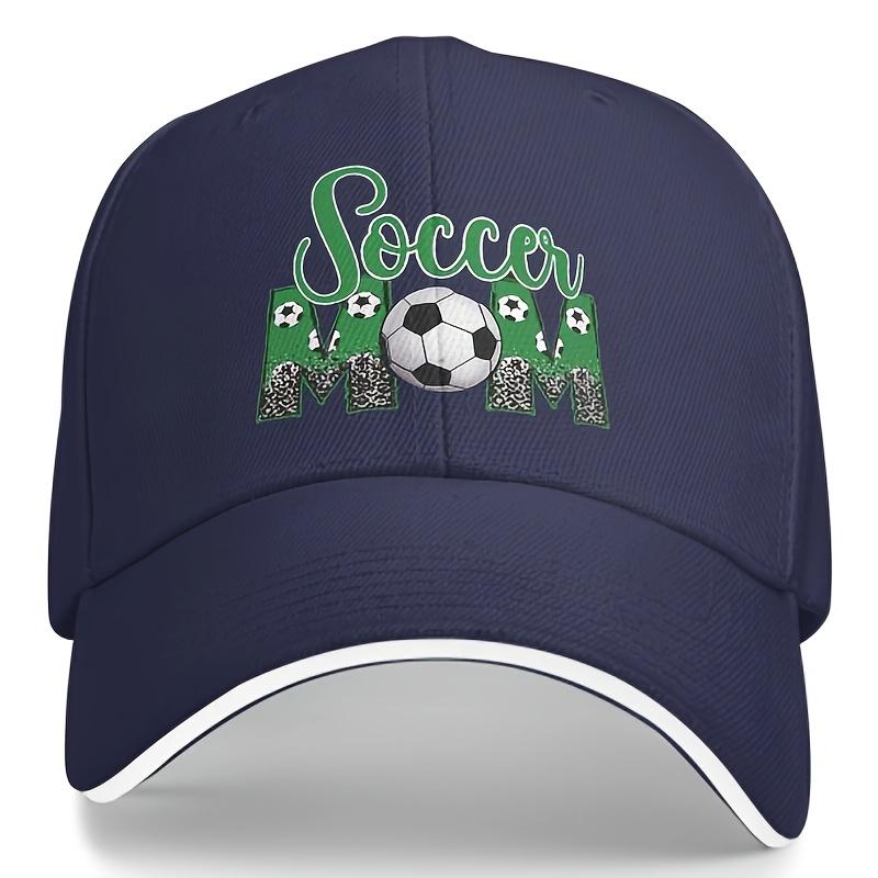 Soccer Mom Baseball Cap Adjustable Lightweight Polyester Sporty Mom Hat for Adults Casual Games