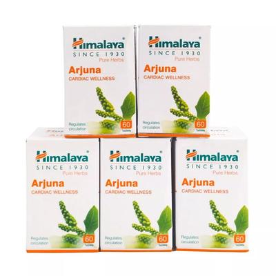 Insieme di Arjun (5 X 60 compresse, 250 mg), Arjuna Set 5,