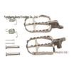2024 Yamaha Off-road YZ250F/450F WR250F/450F Stainless Steel Footpegs