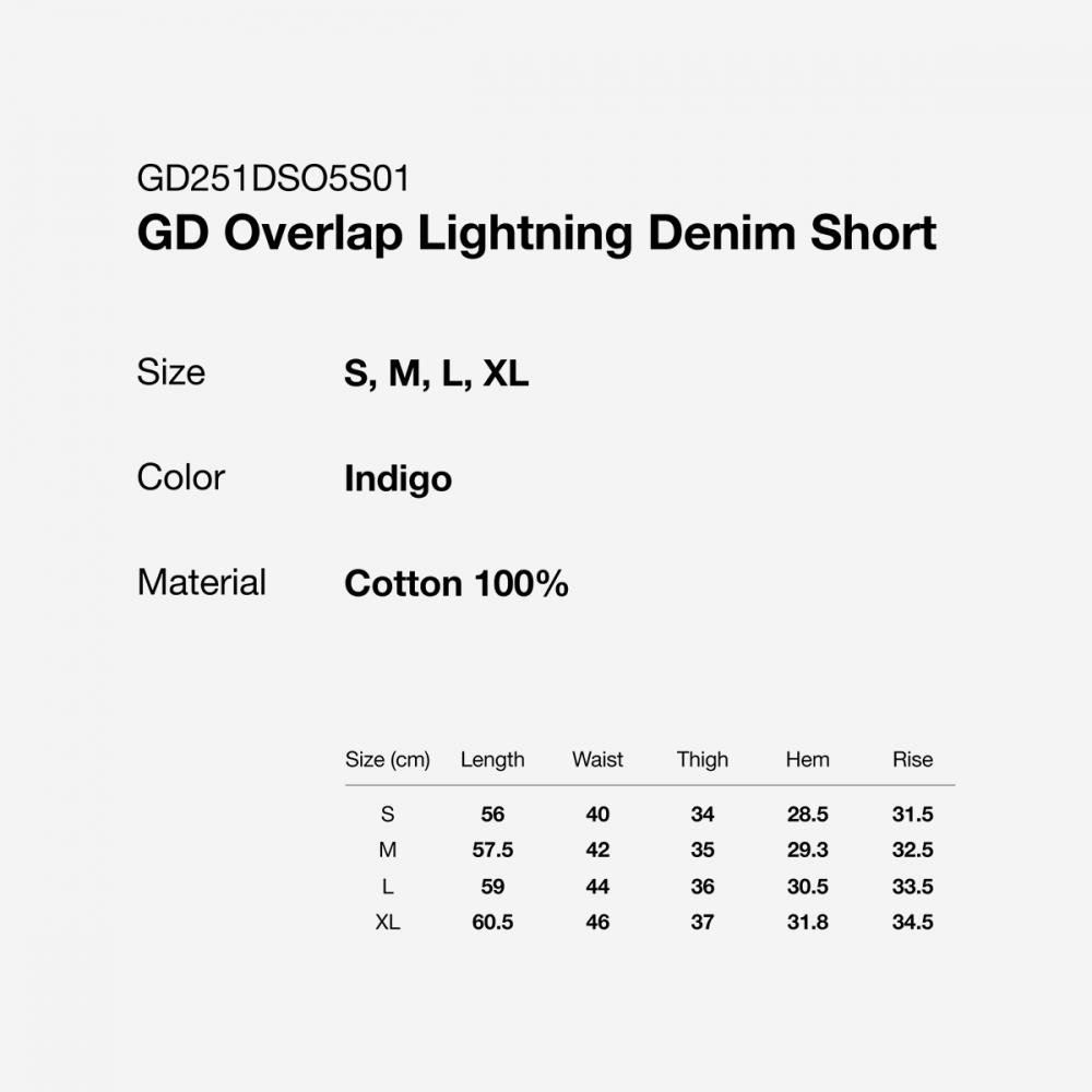 Thisisneverthat Gd Overlap Lightning Denim Short Gd251dso5s01