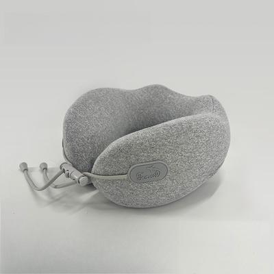 Oreiller de voyage en forme de U Mousse à mémoire de forme Support pour le cou Ergonomique Portable Pliable Doux Respirant pour Vol Bureau Sieste Camping Côté Couchage Lavable