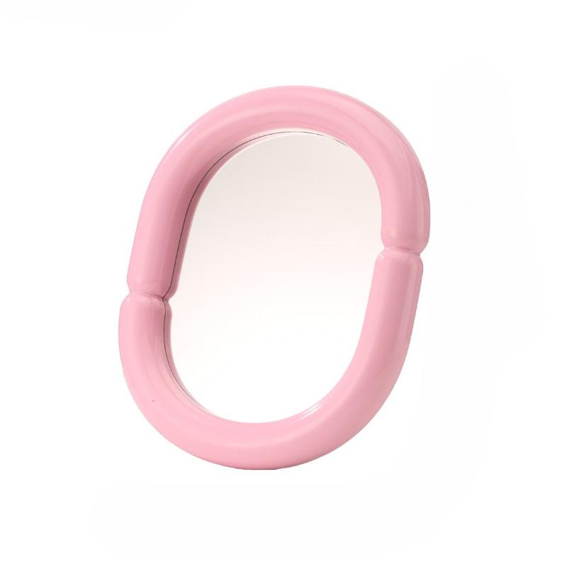 Akrylové zrcadlo na make-up Nástěnná zrcadla do šatny Estetické mini oválné zrcadlo do ložnice Moderní domácí luxusní dekorace pro krásu