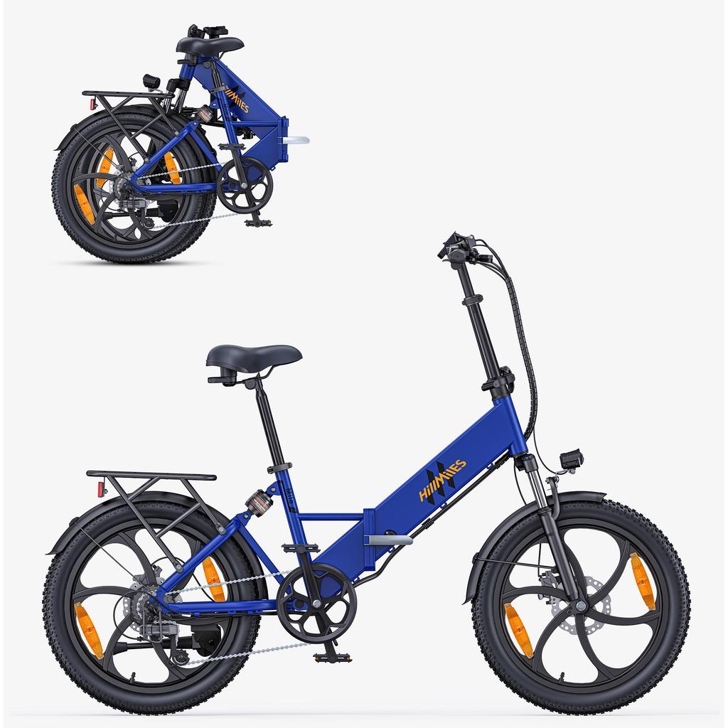Hillmiles Mile 2 Skládací elektrické kolo pro městské dojíždění Baterie 36V13Ah Motor 250W Maximální zatížení 150KG 20palcová kola E-kolo pro dospělé