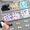 Mixed Style 3D Matte Bow Resin Nail Art Decorations