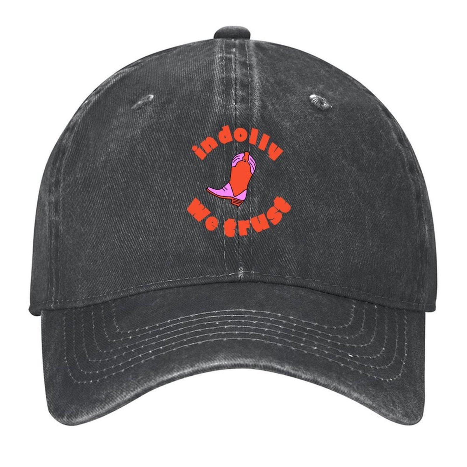 

In Dolly We Trust Baseball Cap Military Tactical Cap Luxury Brand Big Size Hat Gentleman Hat Girl Men s