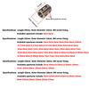 Rigid Shaft Coupling 45#Steel 3/3.17/4/5/6/6.35/7/8/10/12mm Motor Joint Connector For 3D Printers, Motor Accessories, DIY Model