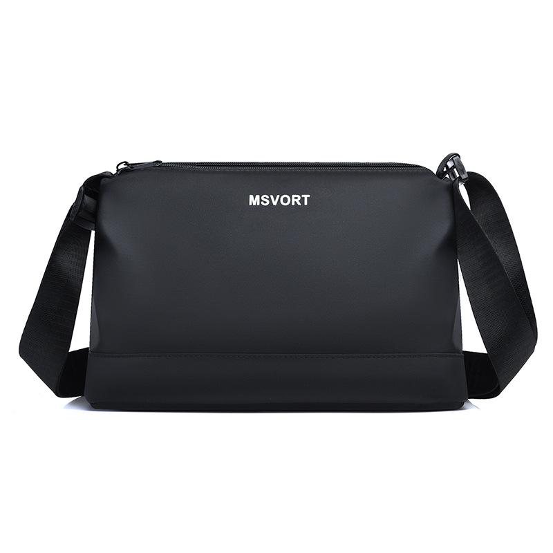 

Новая повседневная мужская сумка через плечо, легкая черная сумка-джокер для поездок на работу, корейский тренд, сумка кросс-боди