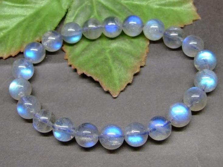 [hinryo] g3-218X 30% Off This Month Labradorite 7.5mm-8mm AAAA Bracelet, 16cm Inner Diameter, with Pouch. Natural Stone, Power Stone.